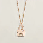 [Solara Jewelry ]アミュレット ペンダント ローズゴールドネックレス