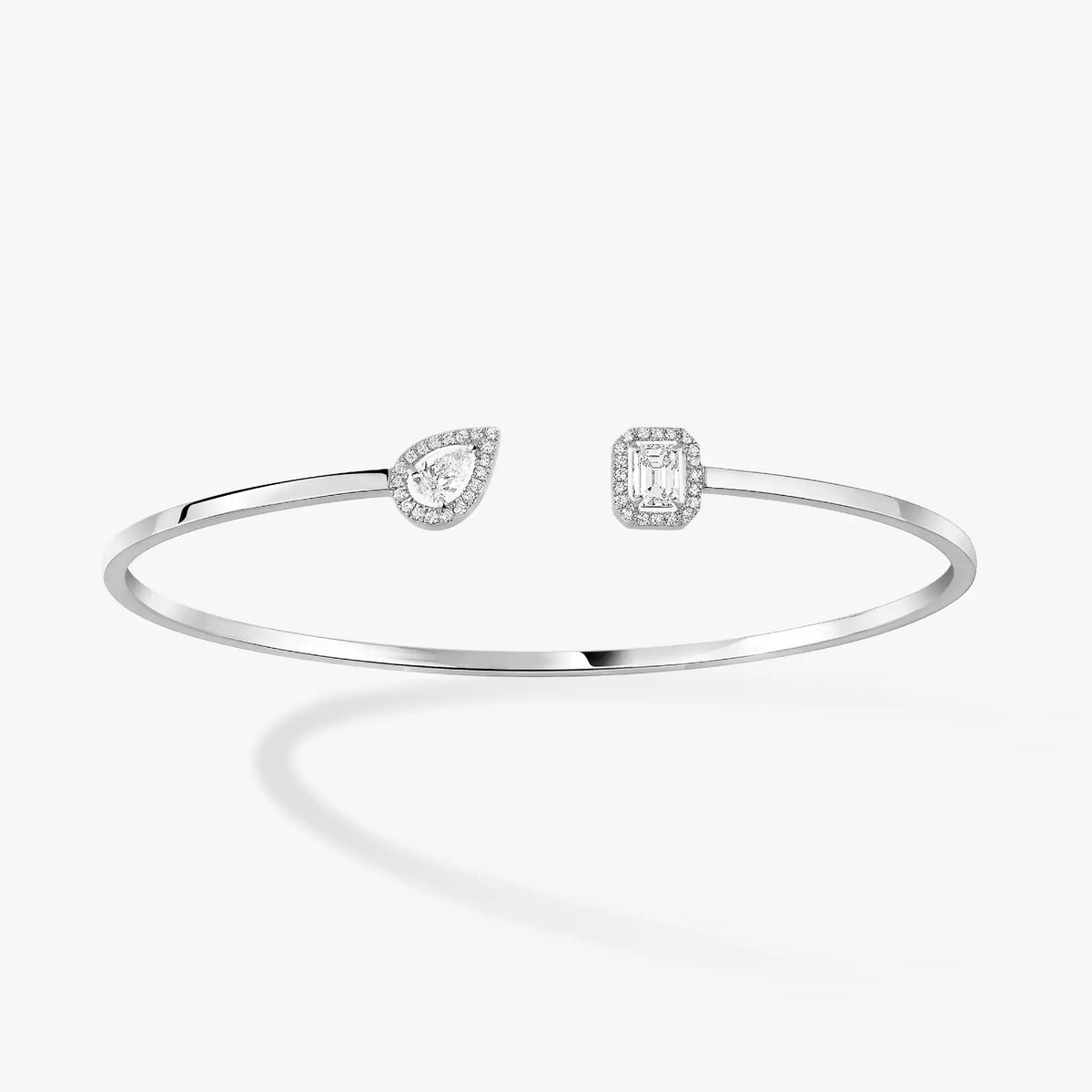 [Solara jewelry]FLEXIBLER JONC-ARMREIF MY TWIN TOI & MOI SILBER DIAMANT