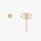 [Solara jewelry]Glücksauge-Diamantohrringe