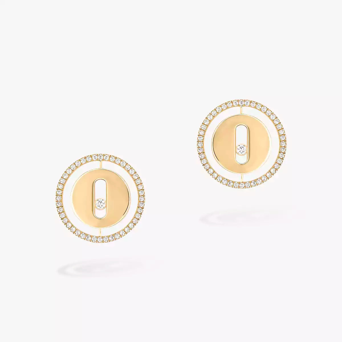 [Solara jewelry]ラッキー ムーブ ダイヤモンド イヤリング