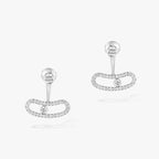 [Solara Schmuck]MOVE UNO SILBERNE DIAMANT-OHRRINGE