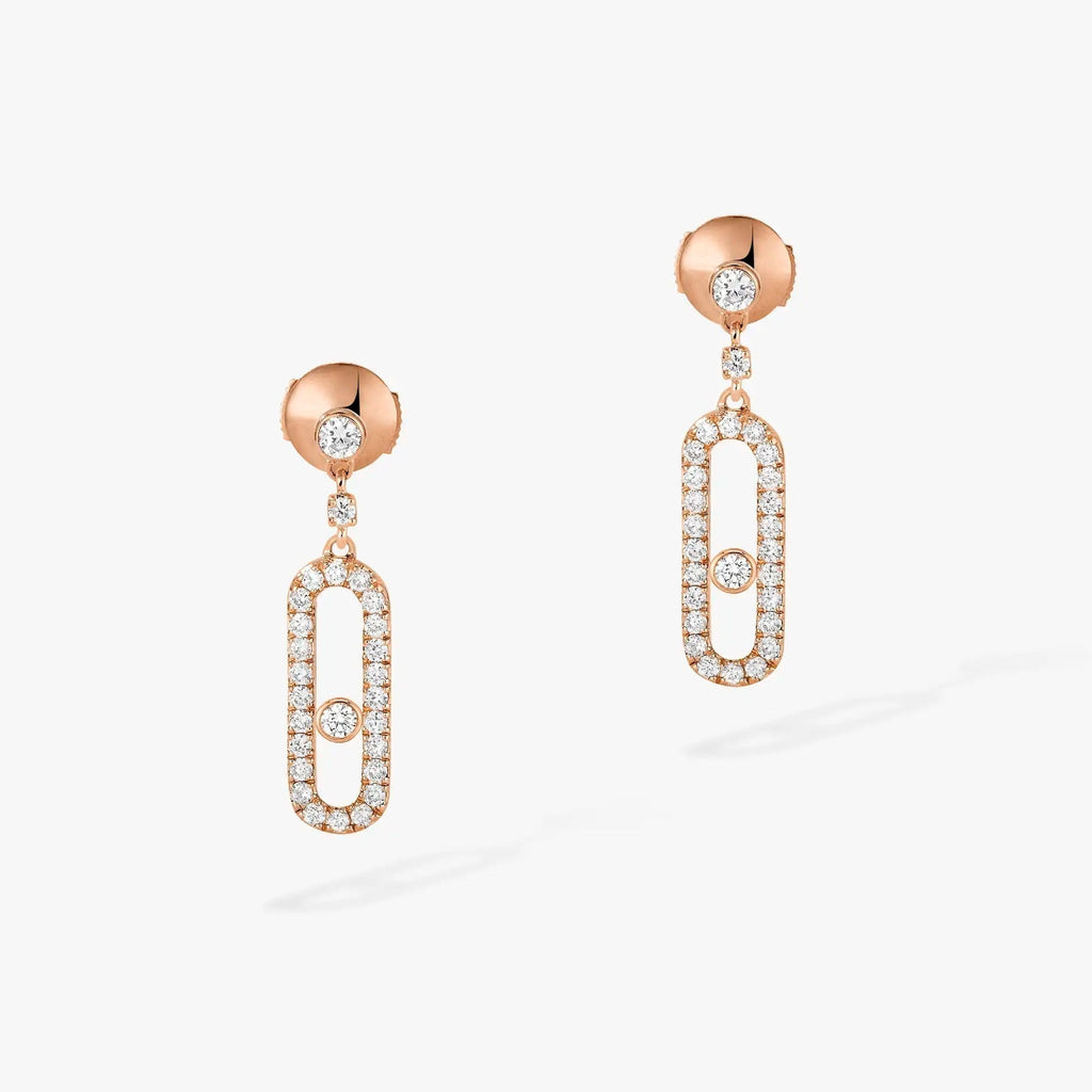 [Solara jewelry]ムーヴウノ ダイヤモンド ドルムーズ イヤリング