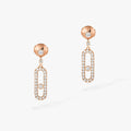 [Solara jewelry]ムーヴウノ ダイヤモンド ドルムーズ イヤリング