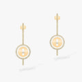 [Solara jewelry]LUCKY MOVE ARROW ROSÉGOLD DIAMANT OHRRINGE
