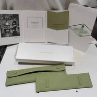 [Solara Jewelry ]VA CLOVER BRACELET NECKLACE RING BOX GIFT BAG