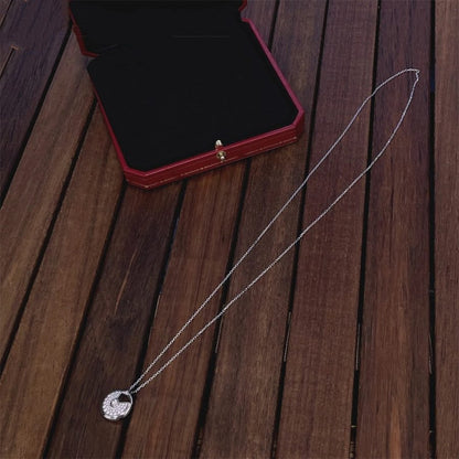 [Solara Jewelry ]HALSKEТTE AMULETTE SILBER MIT VOLLBESATZ DIAMANTEN