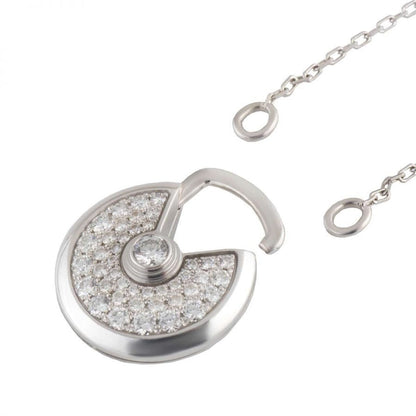 [Solara Jewelry ]HALSKEТTE AMULETTE SILBER MIT VOLLBESATZ DIAMANTEN