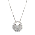 [Solara Jewelry ]アミュレット シルバー フルダイヤモンド ネックレス