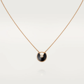 [Solara Jewelry ]アミュレット ローズゴールド オニキス ネックレス