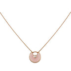[Solara Jewelry ]アミュレット ローズゴールド ピンクMOP ネックレス