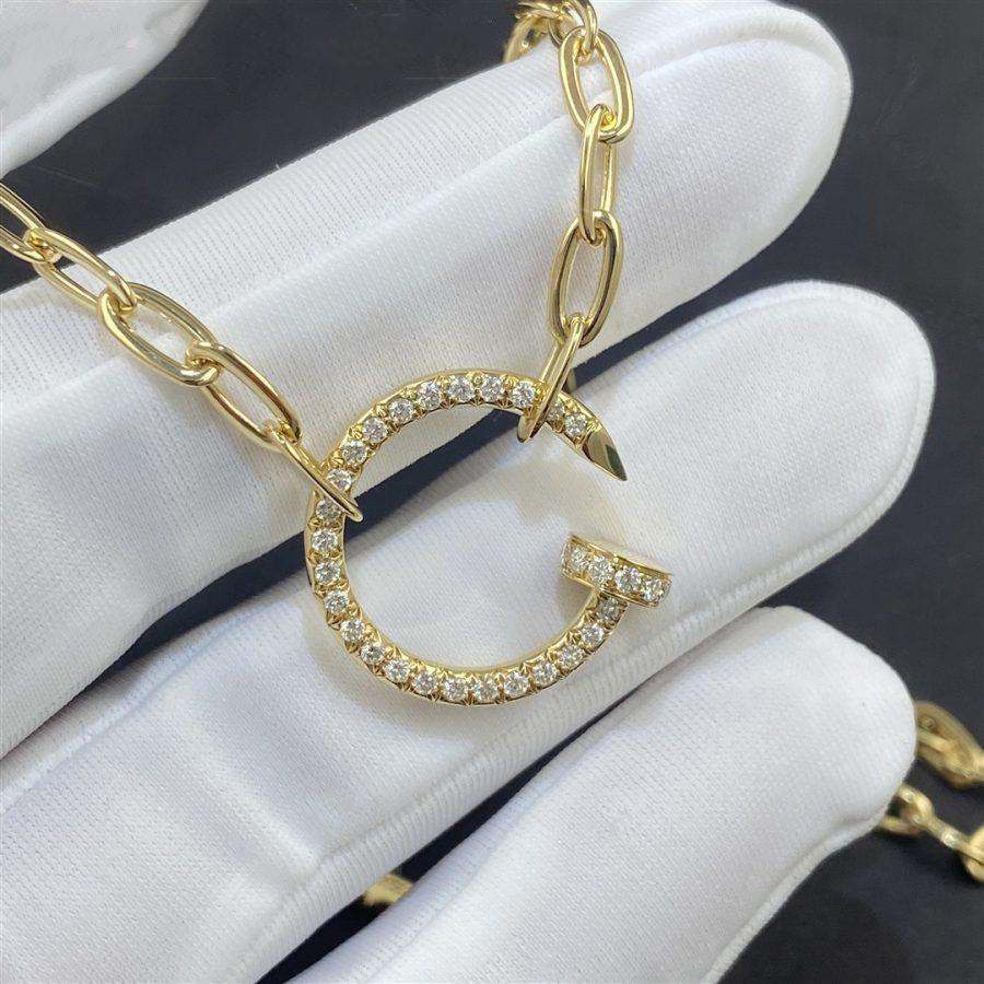 [Solara Jewelry ]JUSTE NECKLACE DIAMONDS