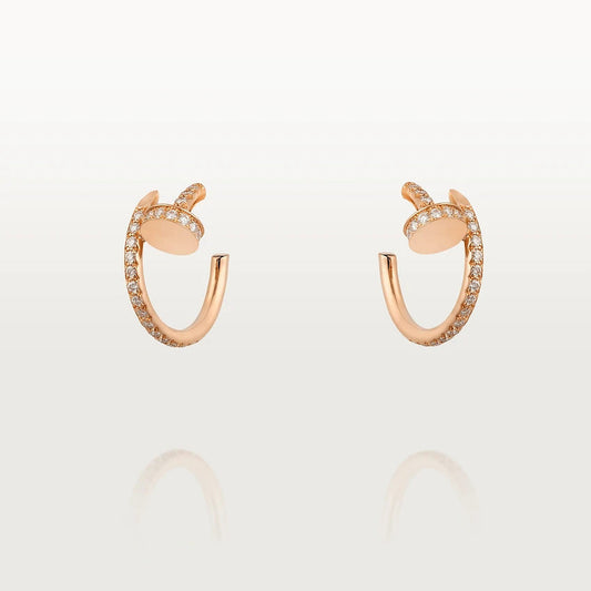[ソラーラジュエリー] ジュストイヤリング 12.75MM ピンクゴールド ダイヤモンド