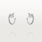 [Solara Jewelry ]JUSTE OHRRINGE 12.75MM SILBER DIAMANT