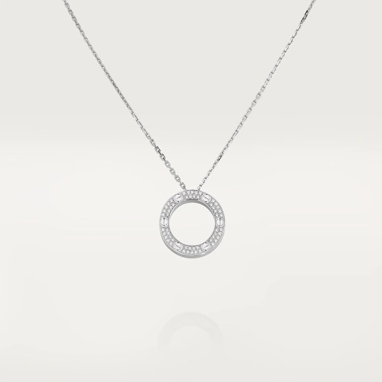 [Solara Schmuck ]LIEBESKETTE VERSTELLBAR SILBER