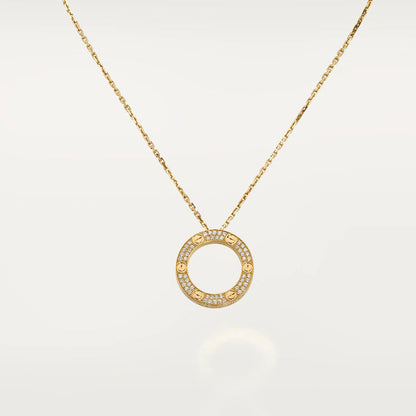 [Solara Jewelry ]LOVE NECKLACE ADJUSTABLE ROSE GOLD