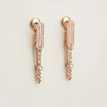 [Solara Jewelry ]CHAINE CHAOS DIAMOND DROP EARRINGS