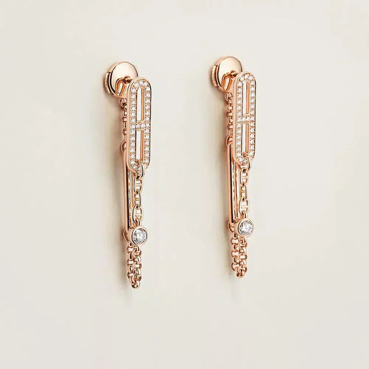 [Solara Jewelry ]KETTE CHAOS DIAMOND DROP OHRRINGE