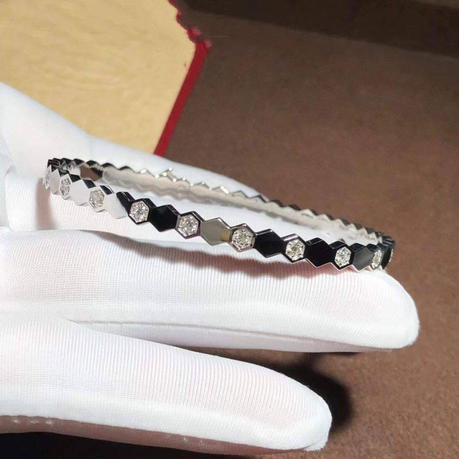 [Solara Jewelry ]BEE LOVE SILBER DIAMANT ARMREIF