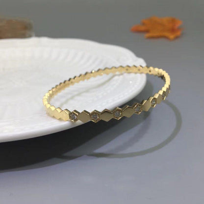 [Solara Jewelry ]BEE LOVE GOLD DIAMOND BRACELET