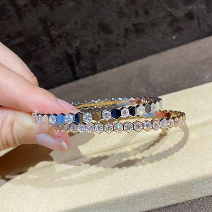 [Solara Jewelry ]BEE LOVE GOLD ARMBAND VOLL DIAMANT