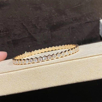 [Solara Jewelry ]BEE LOVE GOLD ARMBAND VOLL DIAMANT