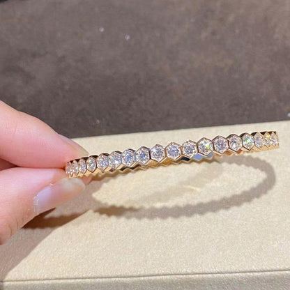 [Solara Jewelry ]BEE LOVE GOLD ARMBAND VOLL DIAMANT