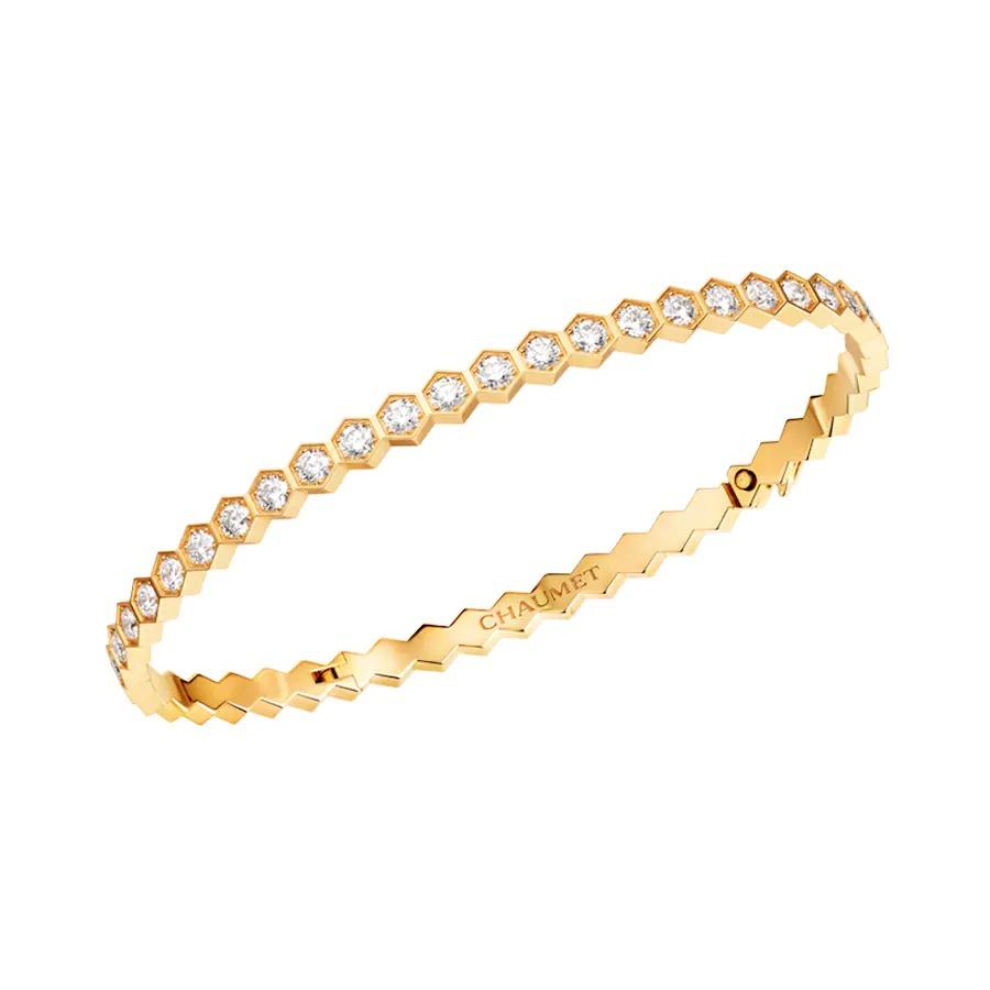 [Solara Jewelry ]BEE LOVE GOLD ARMBAND VOLL DIAMANT