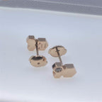 [Solara Jewelry ]BEE LOVE ピンクゴールド ダイヤモンド イヤリング