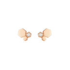 [Solara Jewelry ]BEE LOVE ピンクゴールド ダイヤモンド イヤリング