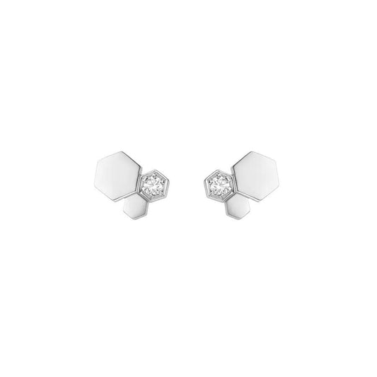 [Solara Jewelry] BEE LOVE SILBERNE DIAMANT OHRRINGE