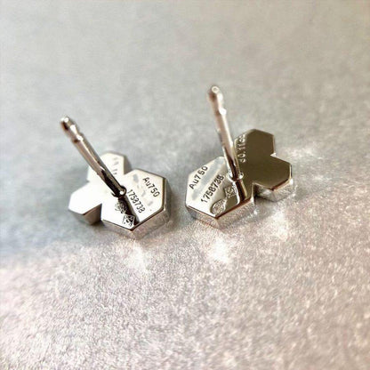 [Solara Jewelry ]BEE LOVE SILVER DIAMOND EARRINGS