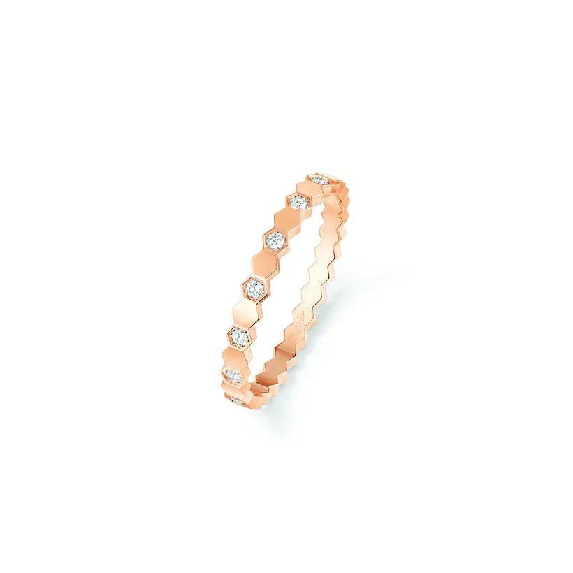 [Solara Jewelry ]BEE LOVE RING ピンクゴールドダイヤモンド
