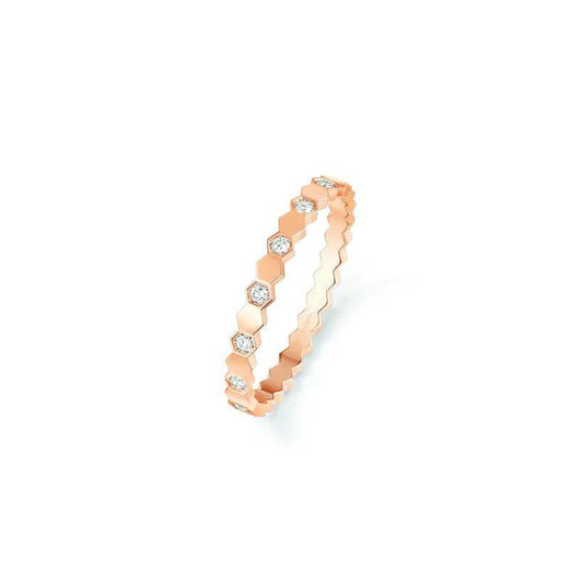 [Solara Jewelry ]BEE LOVE RING ROSÉGOLD DIAMANT