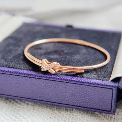 [Solara Jewelry ]ピンクゴールドダイヤモンド ブレスレットセット
