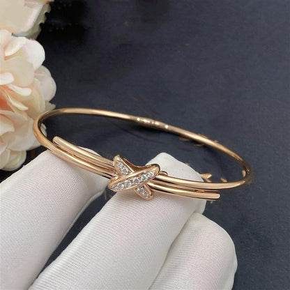 [Solara Jewelry ]ピンクゴールドダイヤモンド ブレスレットセット