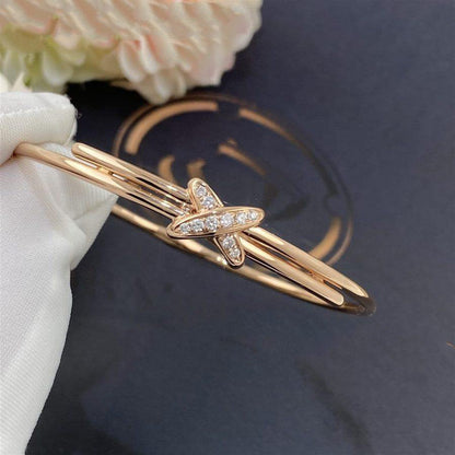 [Solara Jewelry ]ピンクゴールドダイヤモンド ブレスレットセット