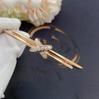 [Solara Jewelry ]ピンクゴールドダイヤモンド ブレスレットセット