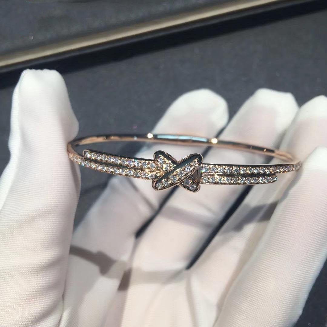 [Solara Jewelry ] ダイヤモンドブレスレットセット ピンクゴールド