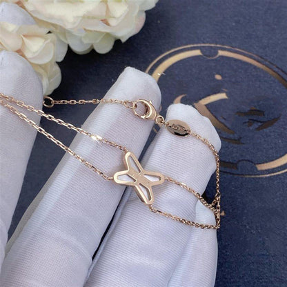 [Solara Jewelry ]JEUX BRACELET WHITE MOP PINK GOLD 1 DIAMOND