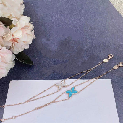 [Solara Jewelry ]ジュー ブレスレット ターコイズ ピンクゴールド 1ポイントダイヤモンド