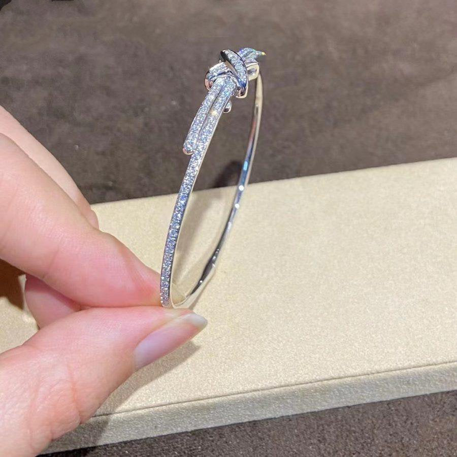 [Solara Jewelry ]ダイヤモンドブレスレットセット　シルバー