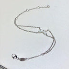 [Solara Jewelry ]JEUX ブレスレット ホワイトMOP シルバー 1ダイヤモンド