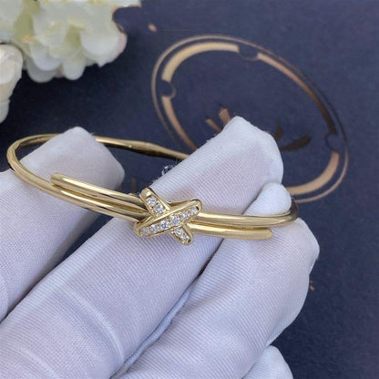 [Solara Jewelry ]ゴールドダイヤモンドブレスレットセット