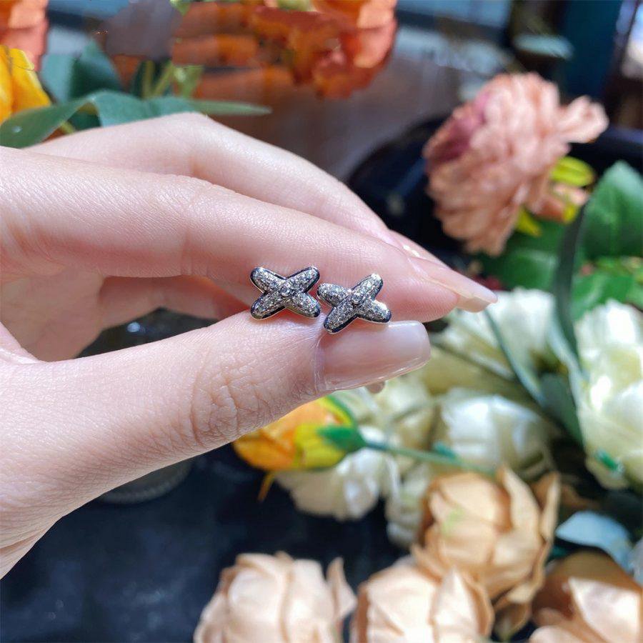 [ソララジュエリー] JEUX DE シルバーダイヤモンドピアス