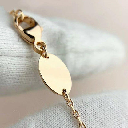 [Solara Jewelry ]マラカイトブレスレット ピンクゴールドダイヤモンド