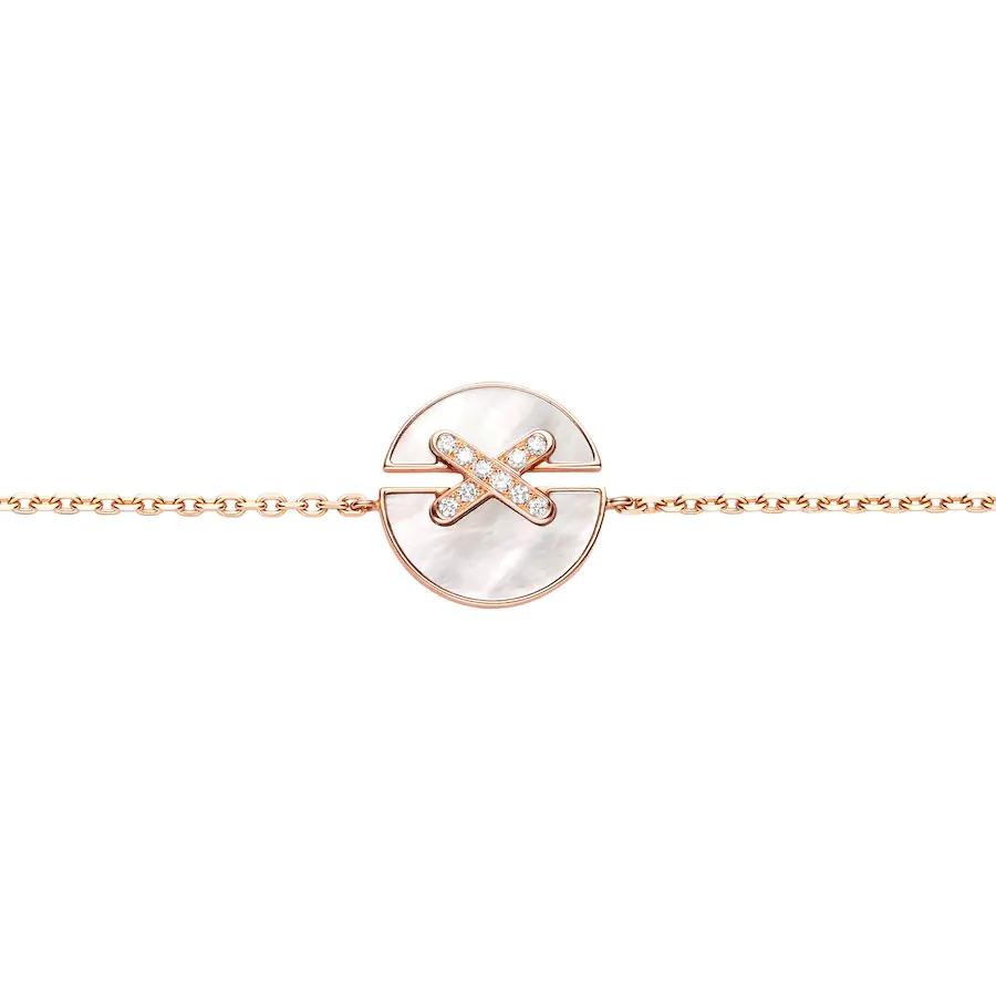 [Solara Jewelry ]MOPピンクゴールドダイヤモンドブレスレットセット