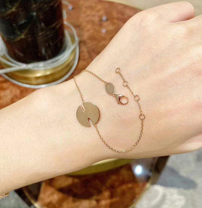 [Solara Jewelry ]MOPピンクゴールドダイヤモンドブレスレットセット