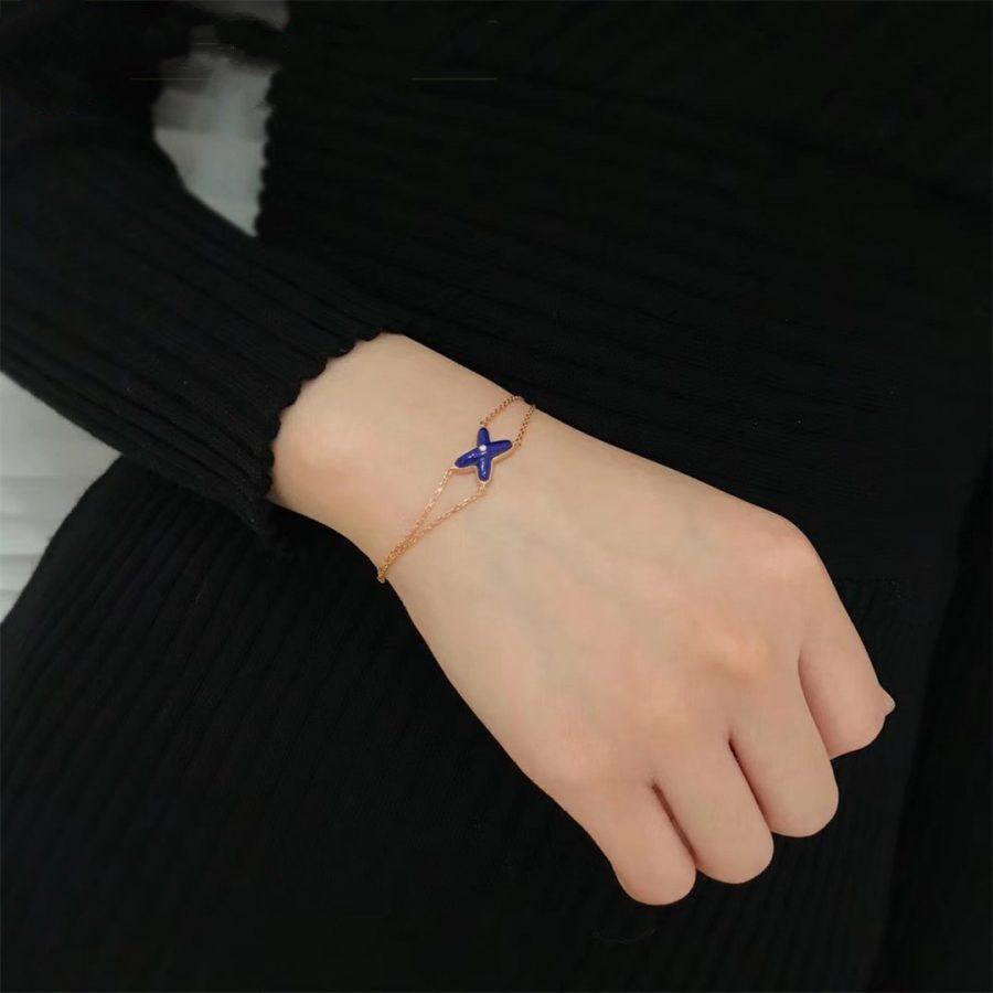 [Solara Jewelry ]中空デザイン 四つ葉のクローバー花形リング
