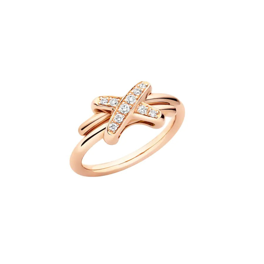 [Solara Jewelry ] ピンクゴールドダイヤモンドリング
