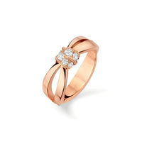 [Solara Jewelry ]LIENS RING PINK GOLD DIAMOND